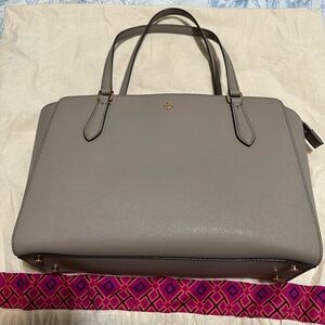 Tory Burch Gray Tote Bag